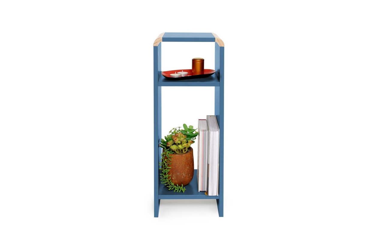 FC Hale Narrow Bedside Table Oslo Blue