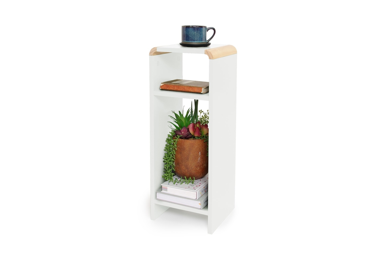 FC Hale Narrow Bedside Table White FC Hale Narrow Bedside Table White