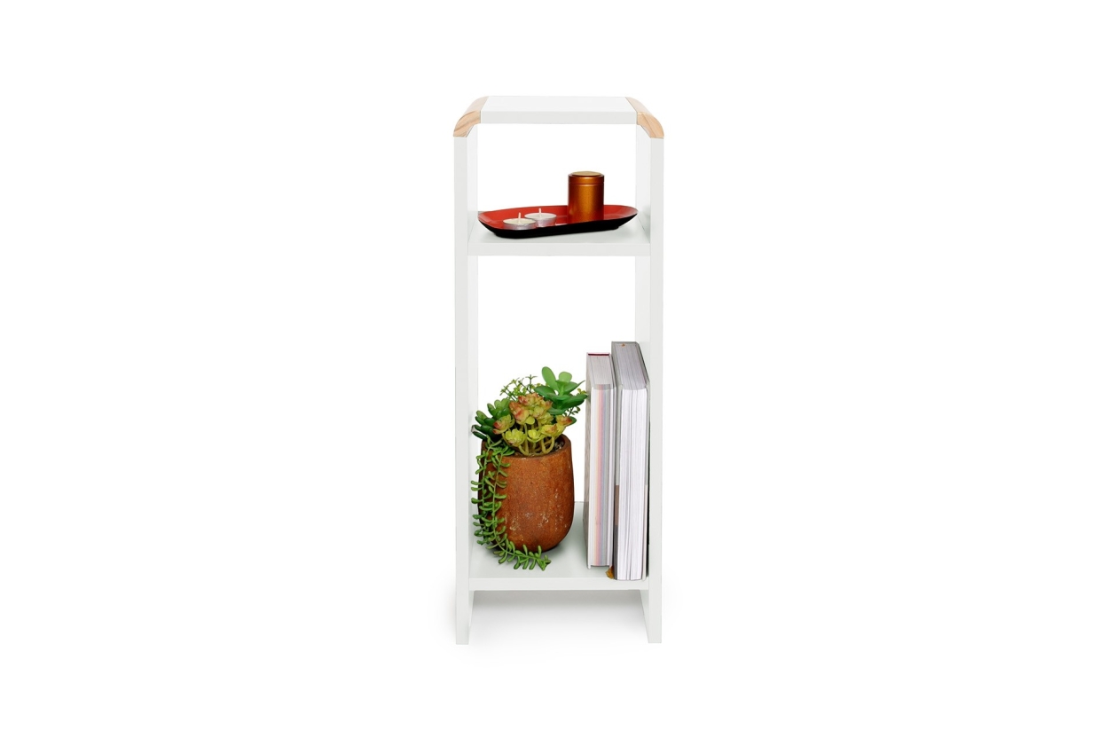 FC Hale Narrow Bedside Table White FC Hale Narrow Bedside Table White