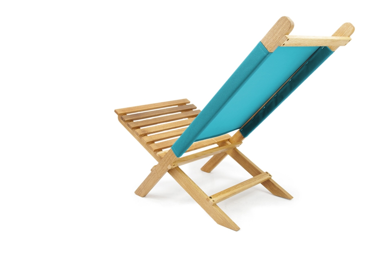 Futon Company Oak Deck Chair Teal