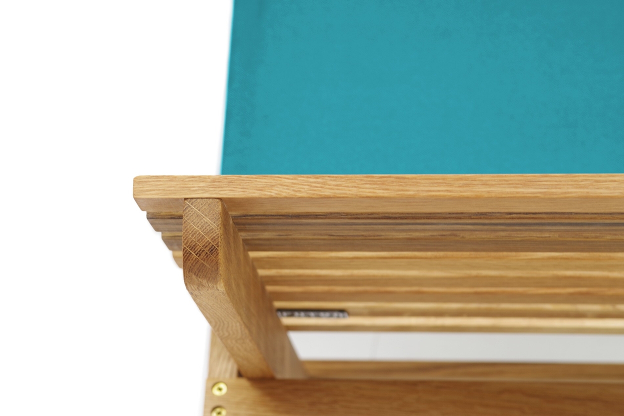 Futon Company Oak Deck Chair Teal
