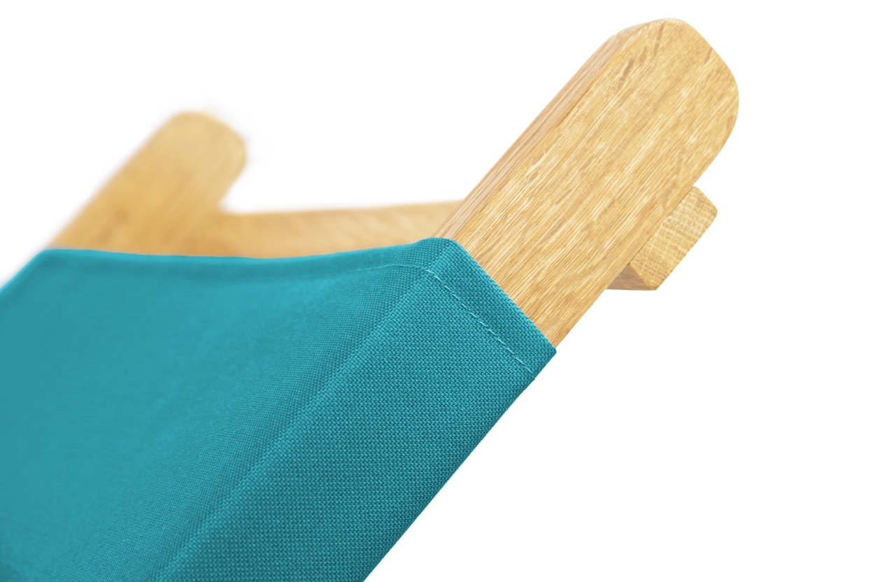 Futon Company Oak Deck Chair Teal