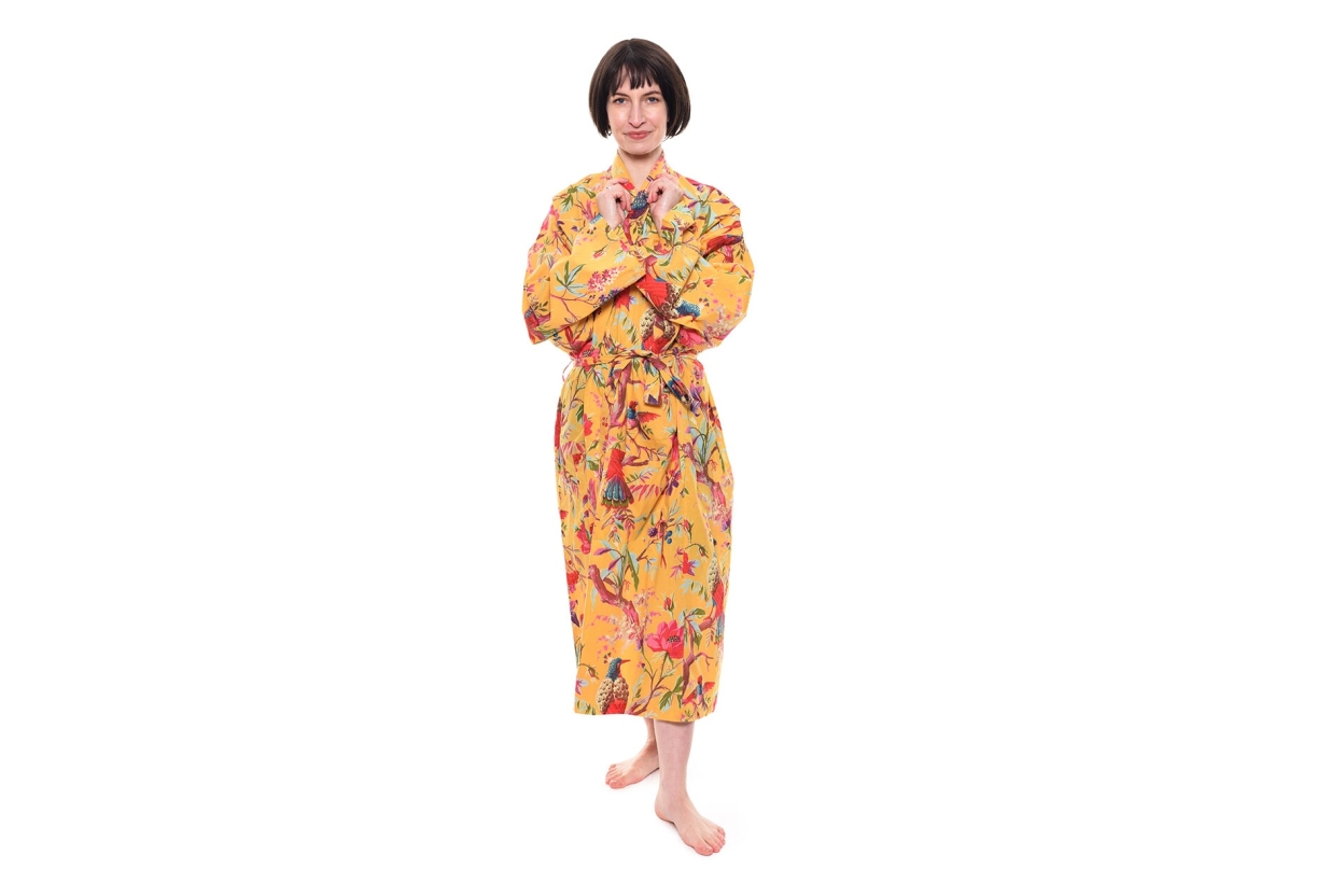 FC Paradise Bathrobe Mimosa Yellow
