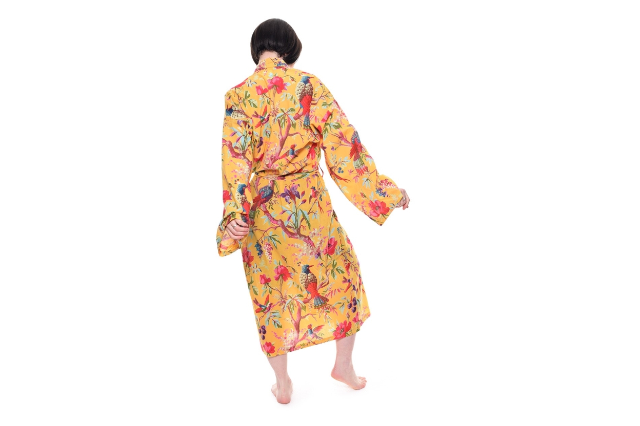 FC Paradise Bathrobe Mimosa Yellow Xqi