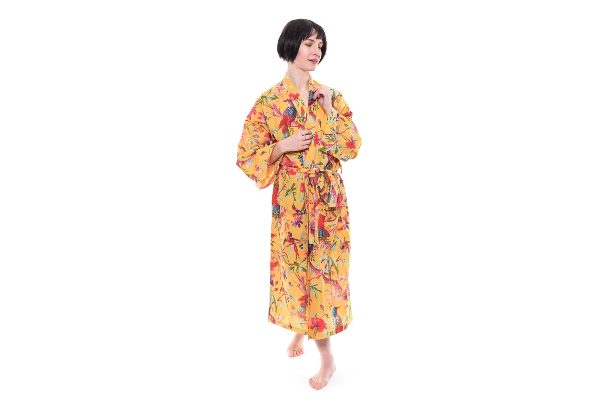 FC Paradise Bathrobe Mimosa Yellow Fvh If