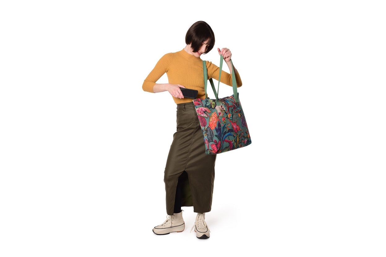 FC XL Tropical Tote Bag Teale