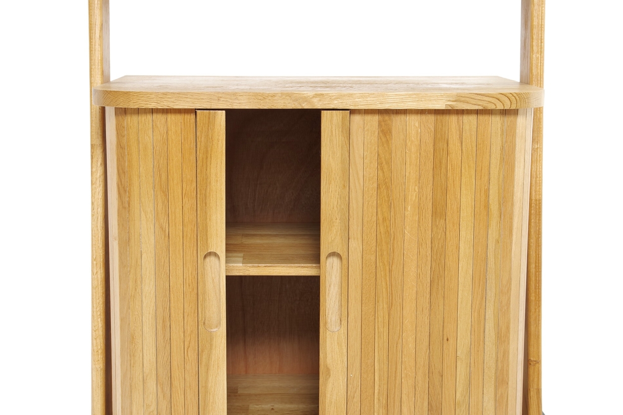 FC Tambour Narrow Leaning Cabinet