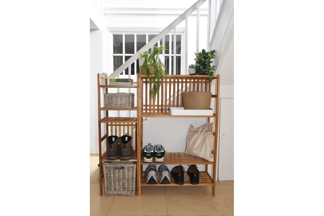 FC Walnut Shoe Rack Georgian Park LS Tioa X