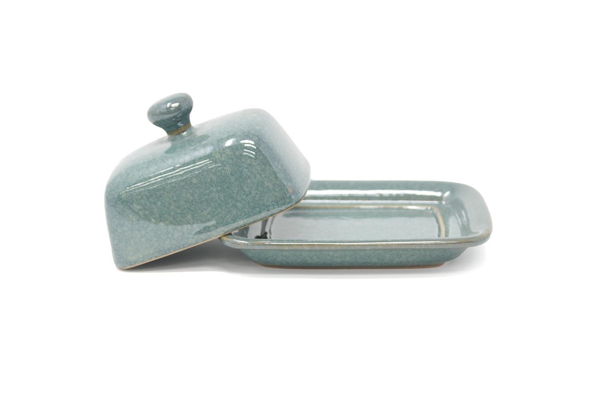 Reactive Glaze Mini Butter Dish Lagoon