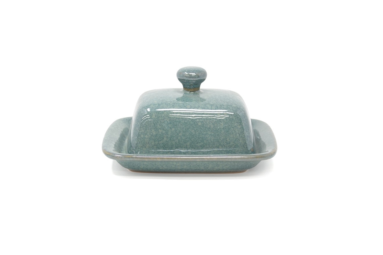 Reactive Glaze Mini Butter Dish Lagoon