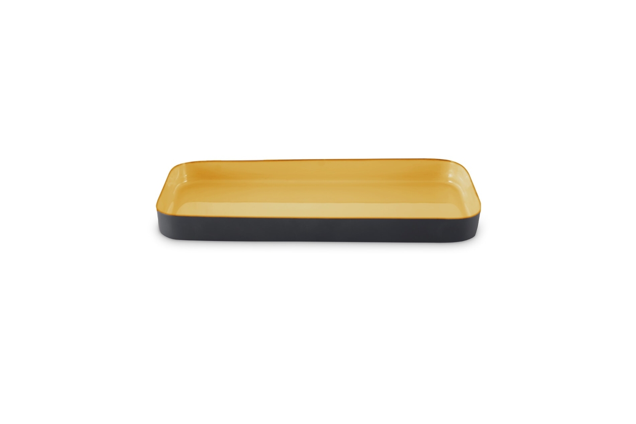 FC Enamel Rectangular Tray Mimosa Yellow Lcg Sb