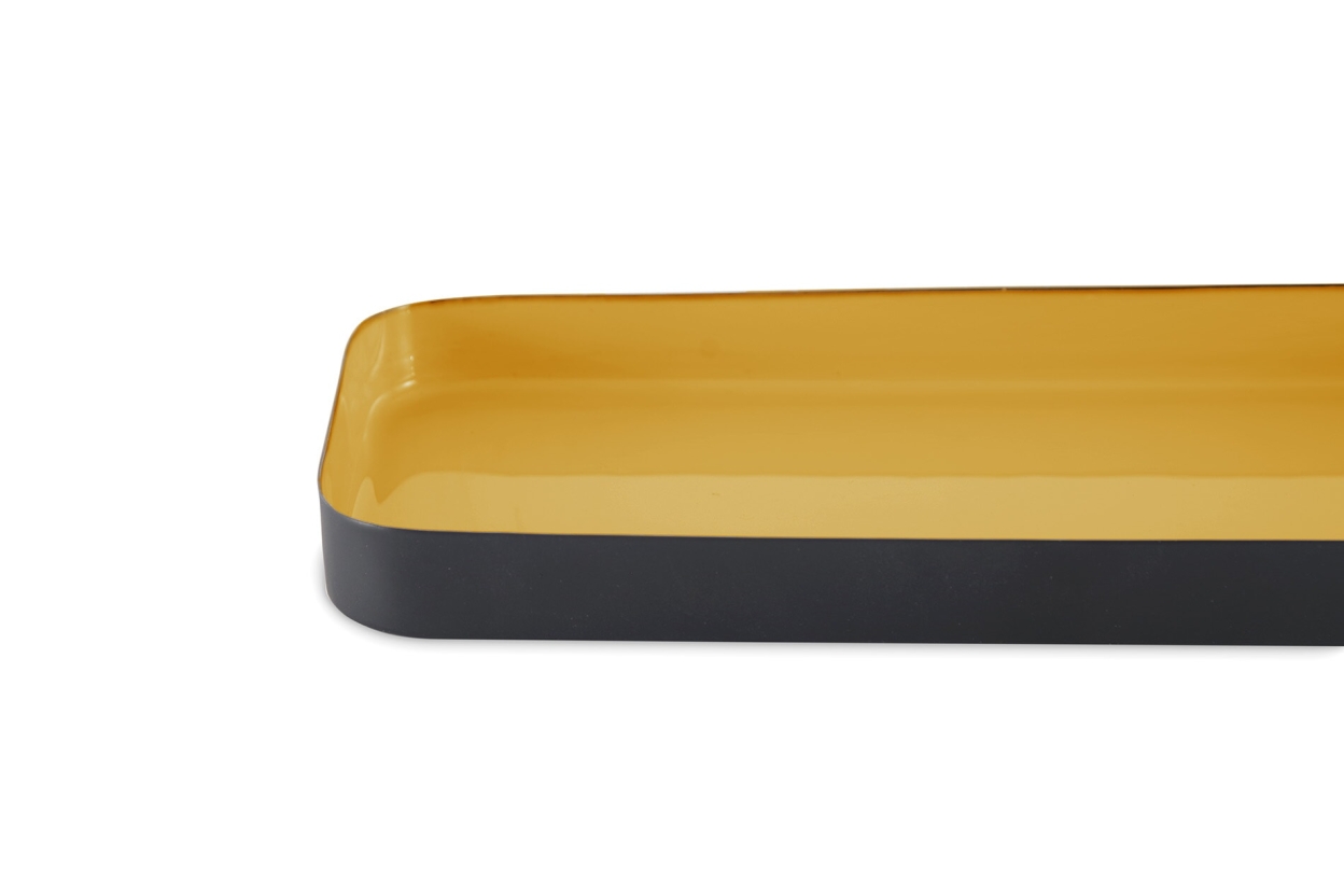 FC Enamel Rectangular Tray Mimosa Yellow