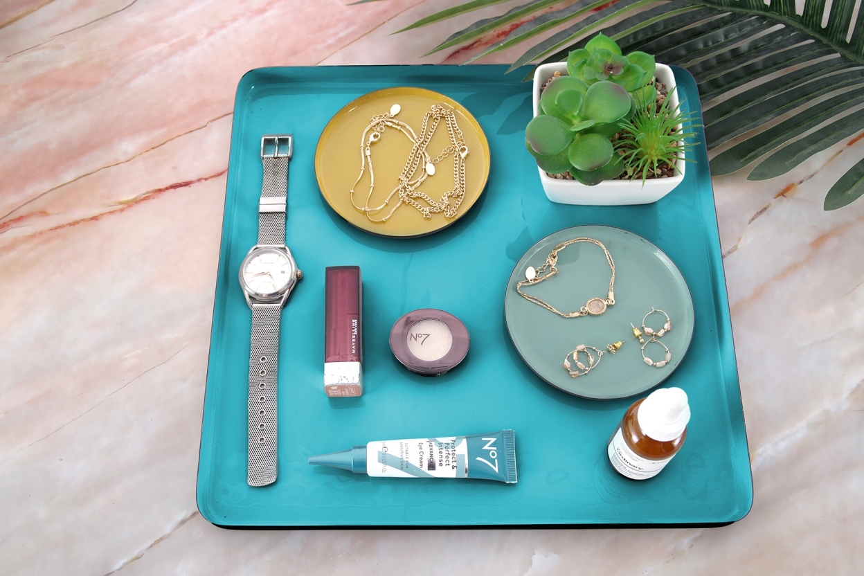 FC Enamel Square Tray Pacific Blue