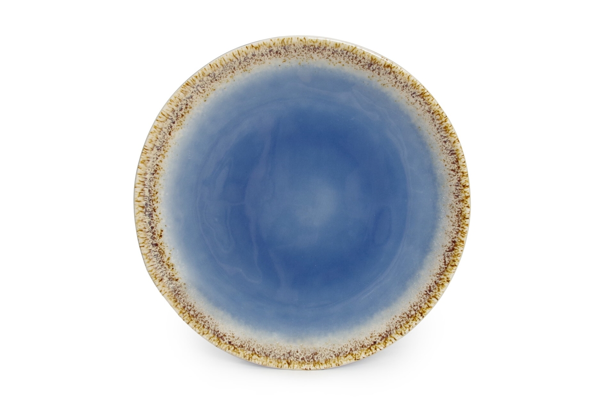 FC Noba Glaze Side Plate Blue Voo