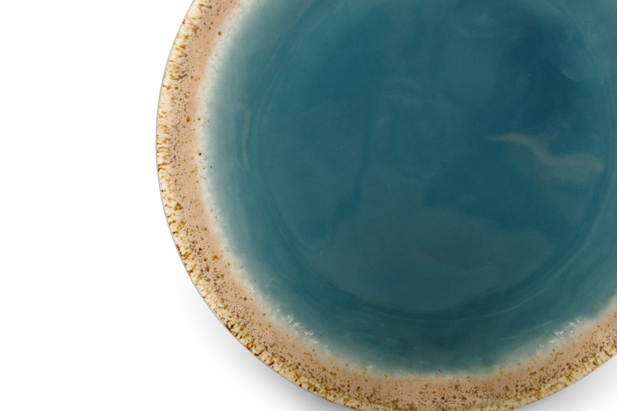 FC Noba Glaze Side Plate Green