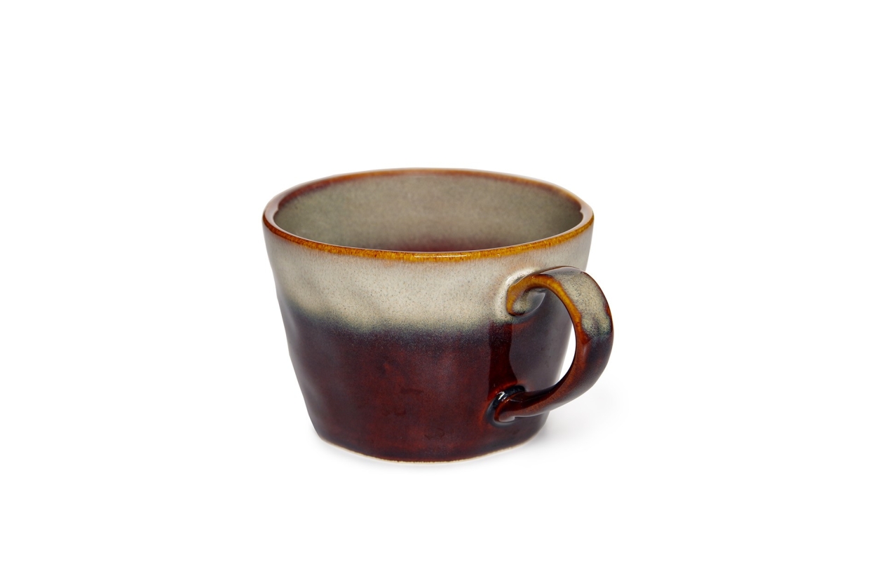 FC Reactive Glaze Tea Cup Starling Vt