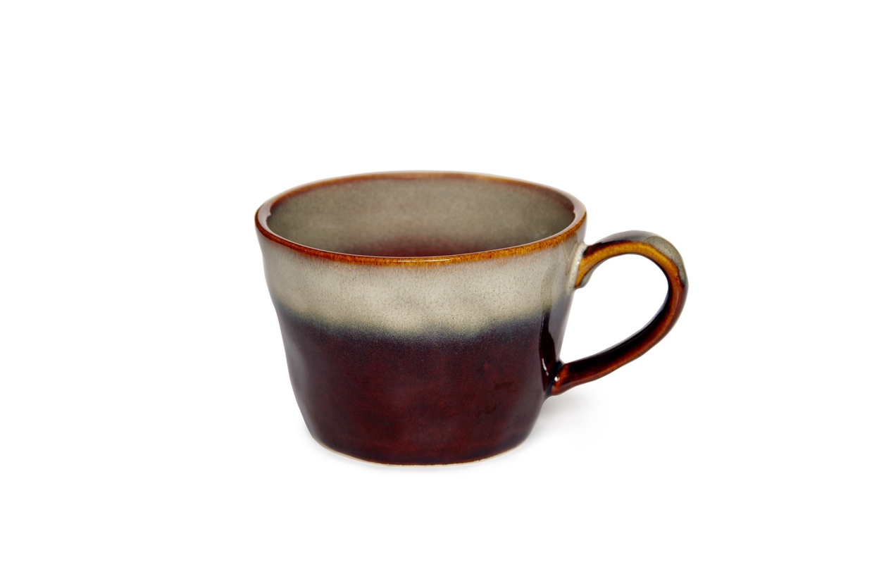 FC Reactive Glaze Tea Cup Starling Flm O