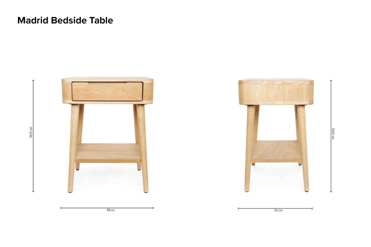 Madrid Bedside Table