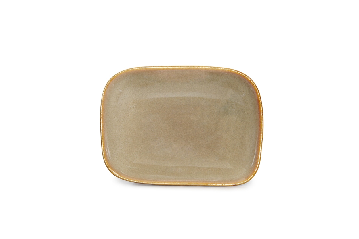 FC Reactive Glaze Dip Dish Starling