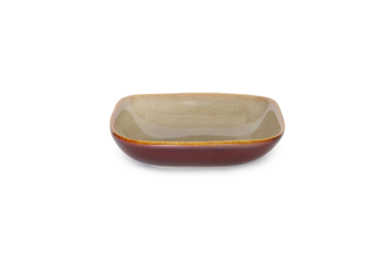 FC Reactive Glaze Dip Dish Starling