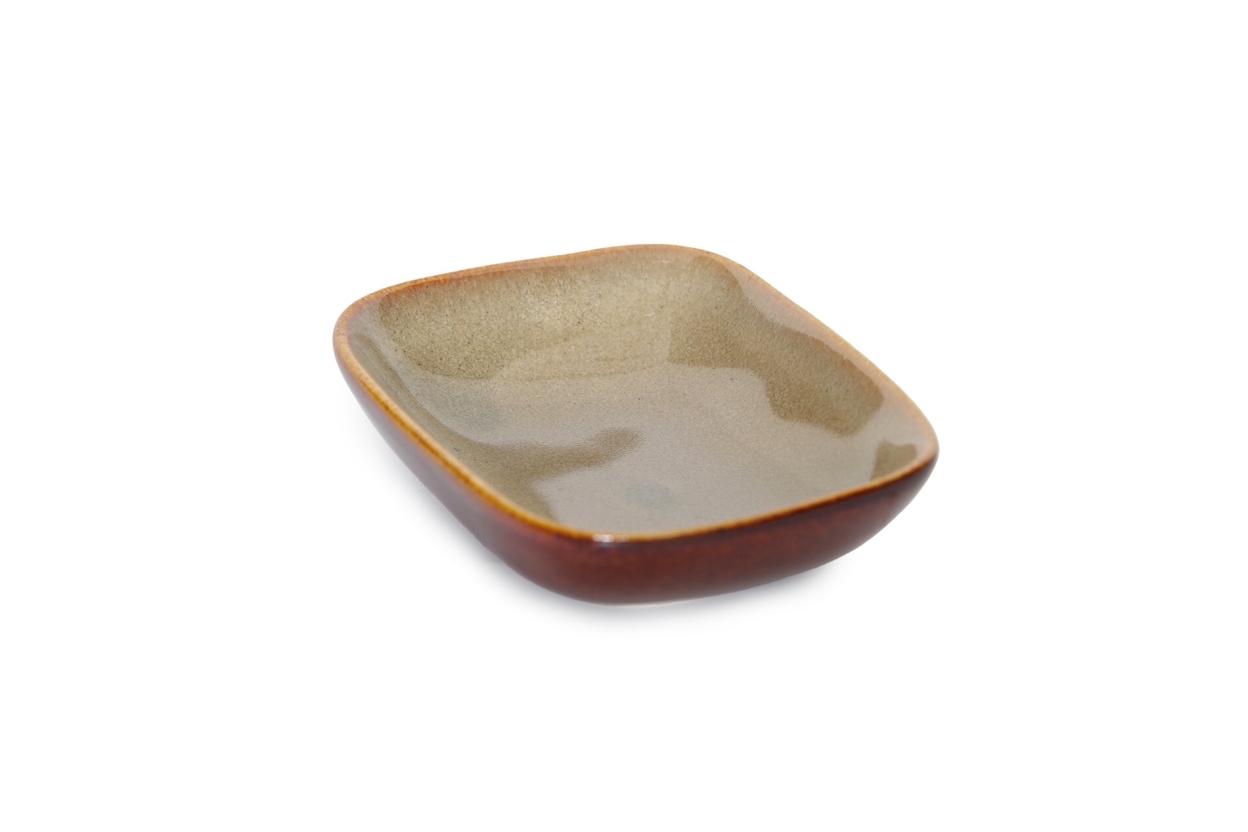 FC Reactive Glaze Dip Dish Starling