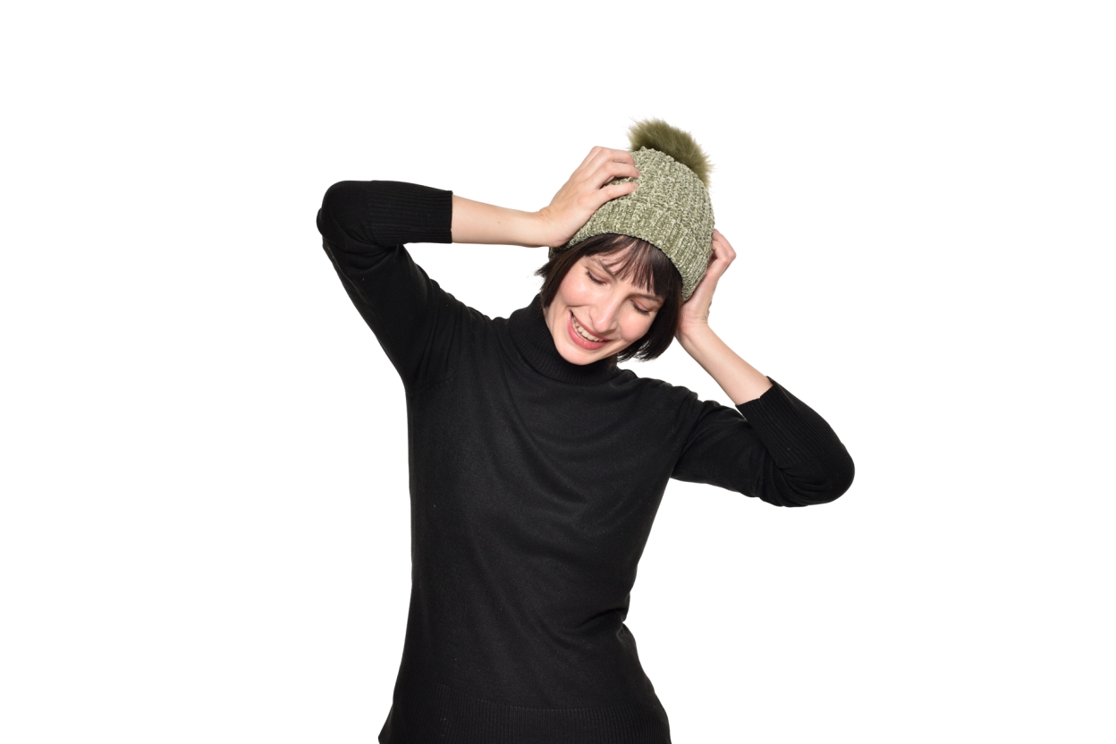 FC Bobble Hat Olive Green