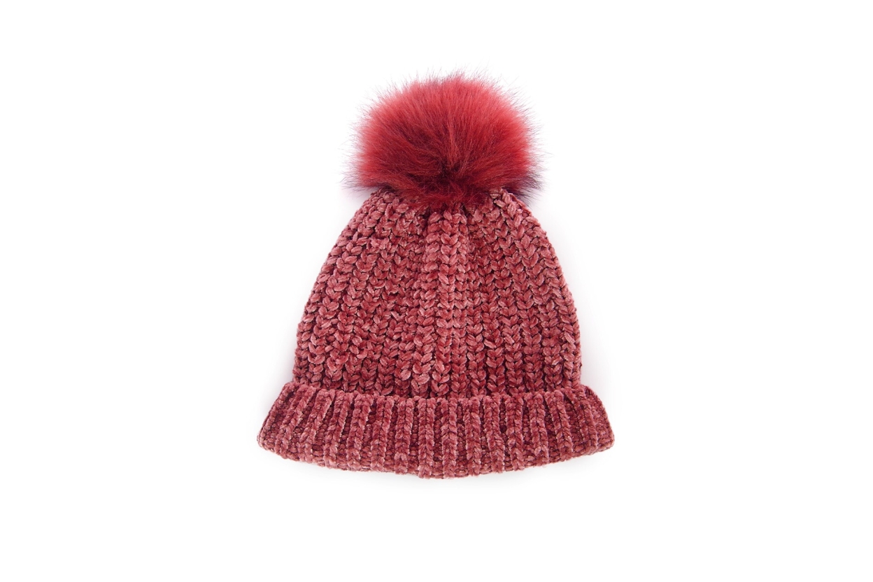 FC Bobble Hat Garnet Red