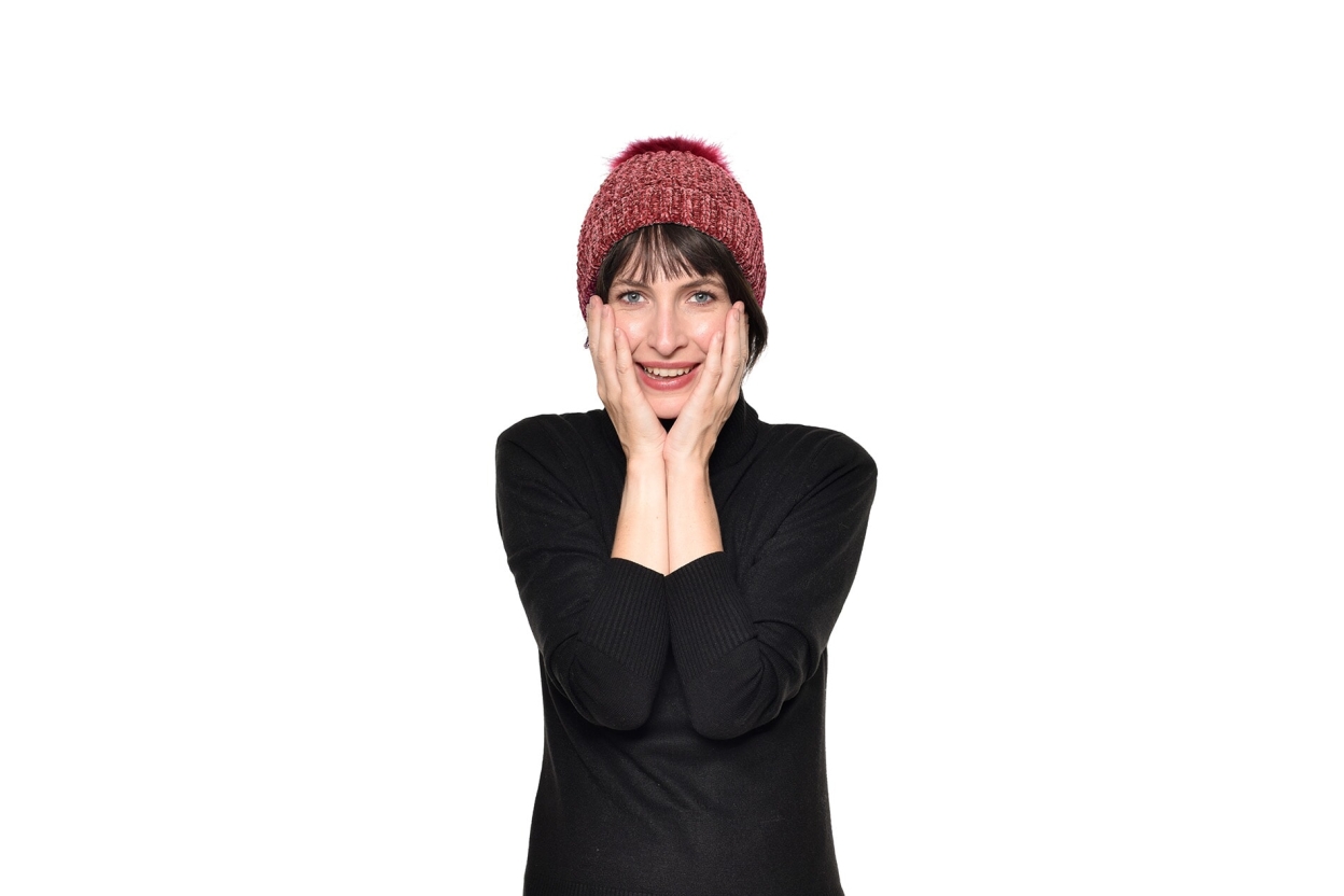 FC Bobble Hat Garnet Red
