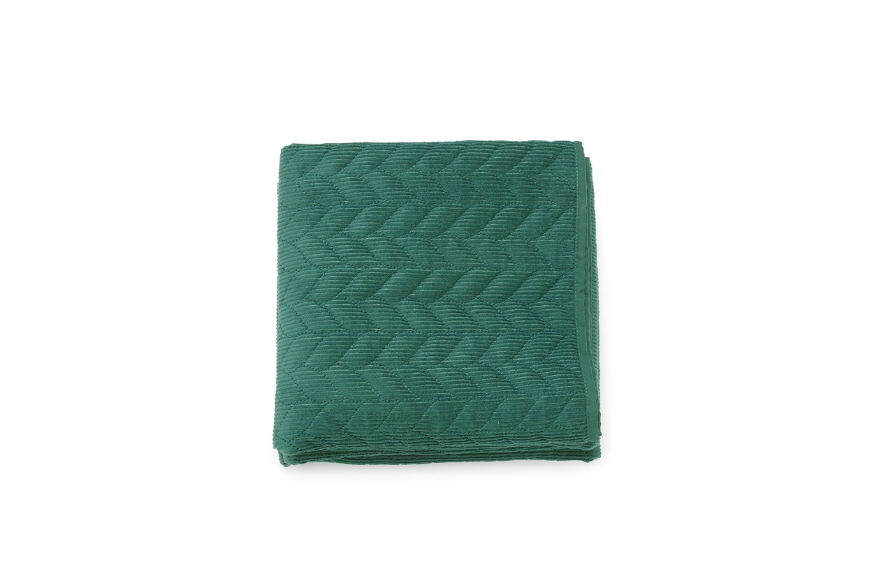 FC Corduroy Bedspread Cedar Green