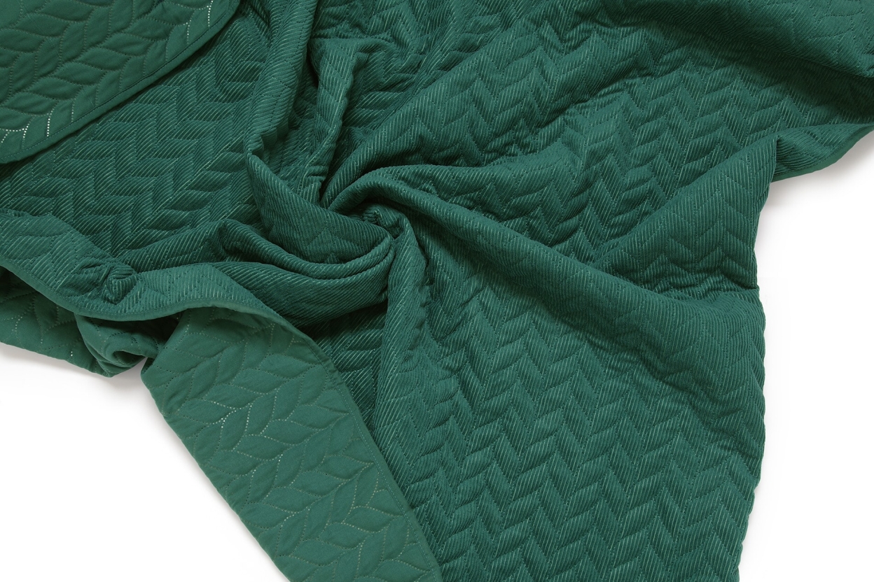 FC Corduroy Bedspread Cedar Green