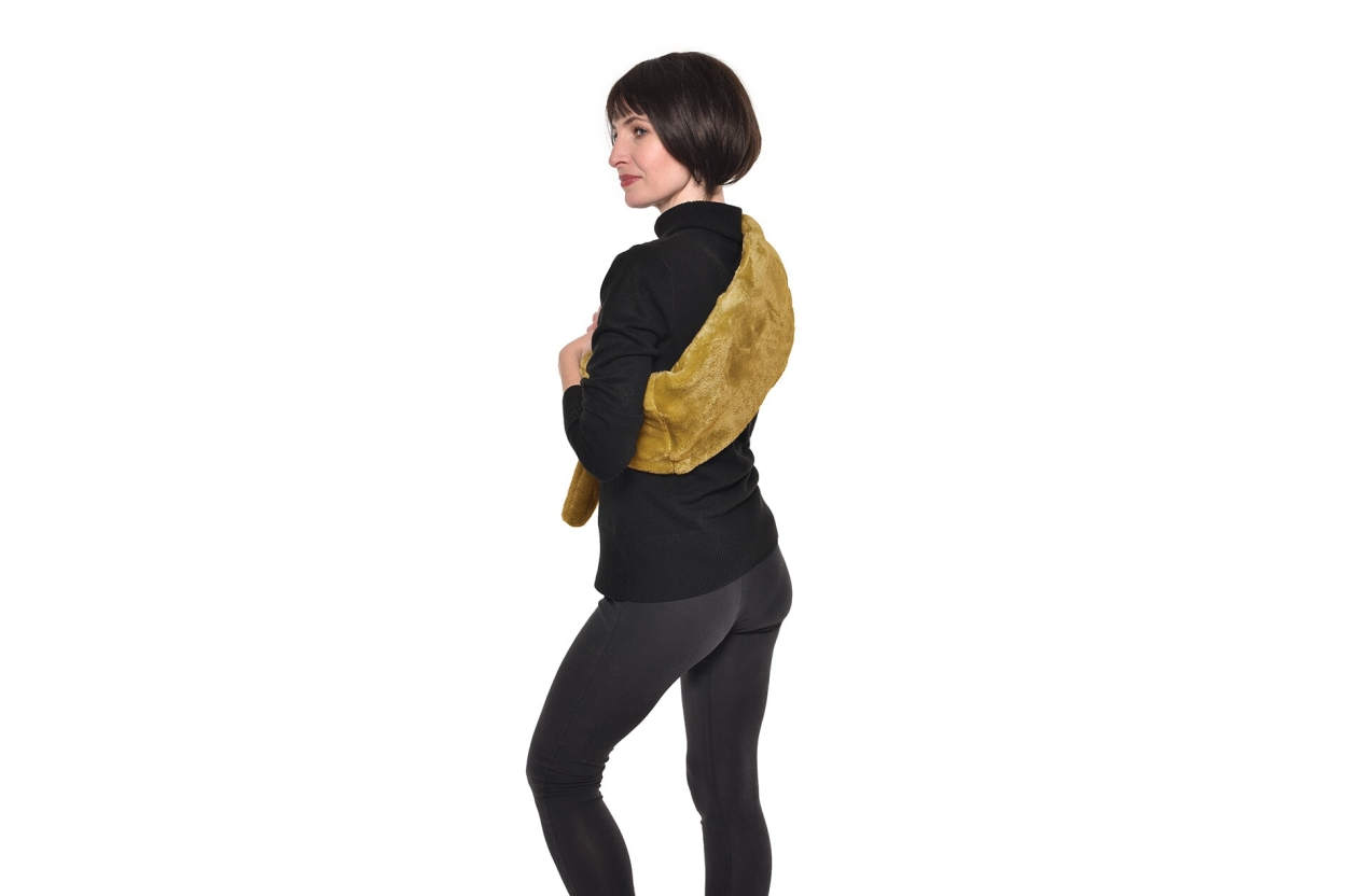 FC Deep Fleece Hagu Hot Water Bottle Dune Yellow