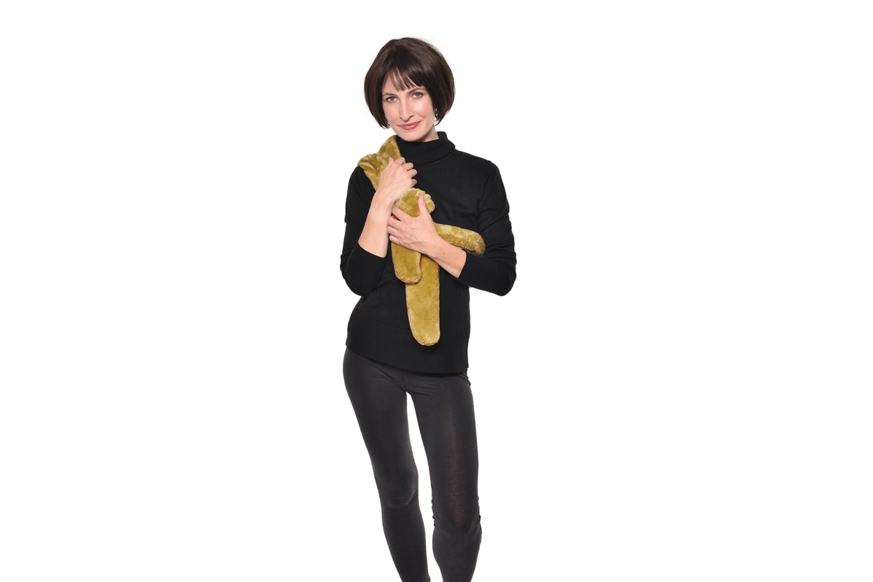 FC Deep Fleece Hagu Hot Water Bottle Dune Yellow