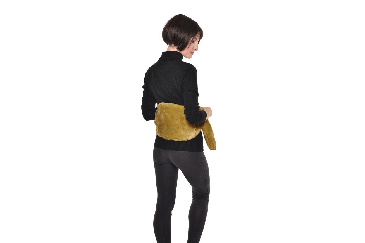 FC Deep Fleece Hagu Hot Water Bottle Dune Yellow