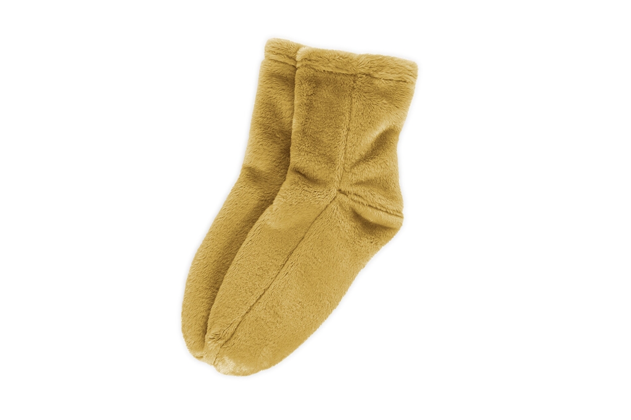 FC Deep Fleece Socks Dune Yellow