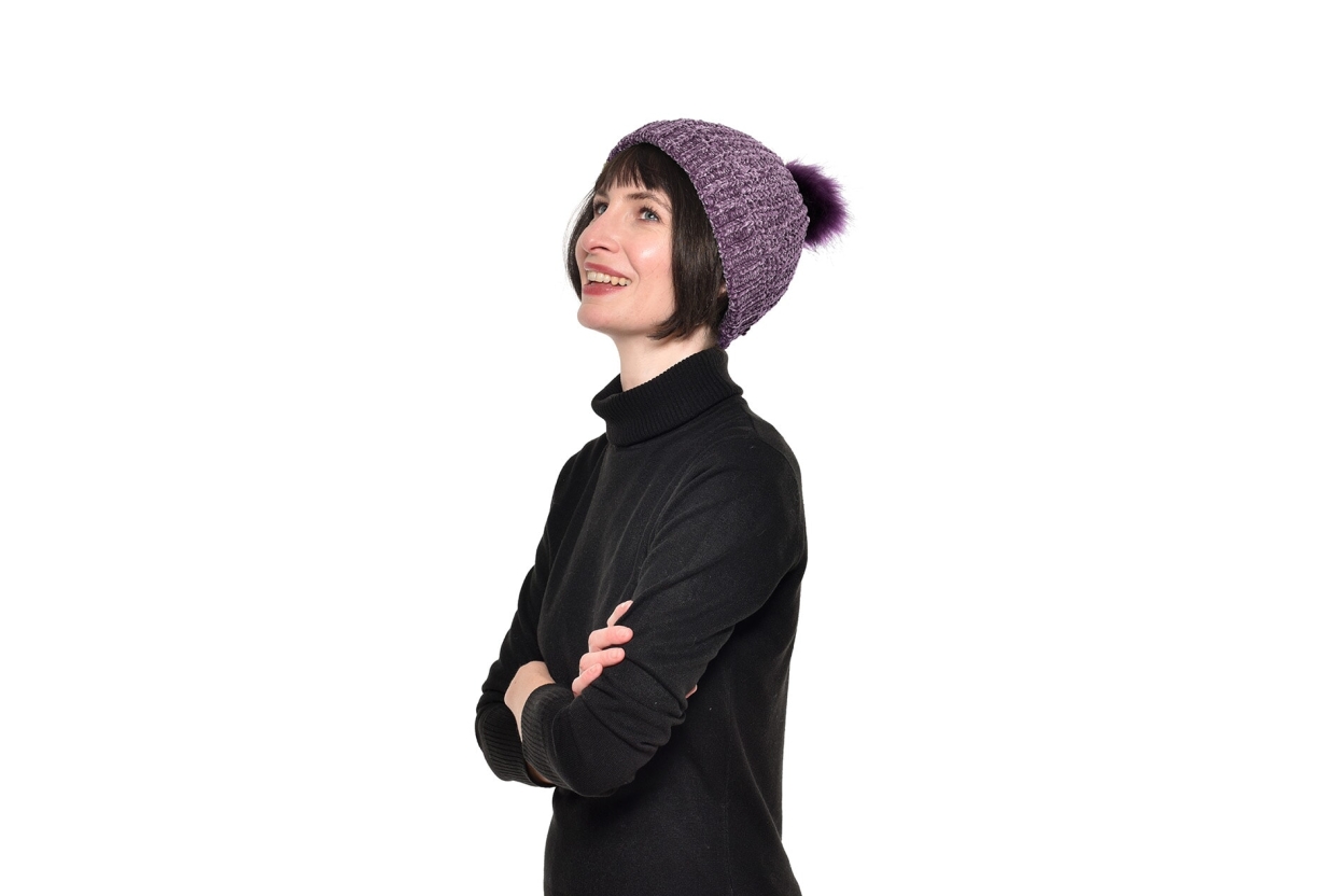 FC Bobble Hat Mulberry Purple