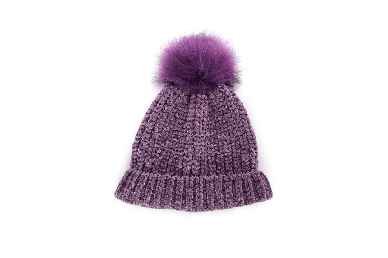 FC Bobble Hat Mulberry Purple