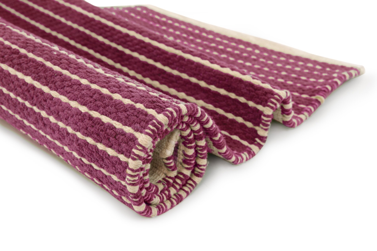 FC Chenille Rug Garnet Red