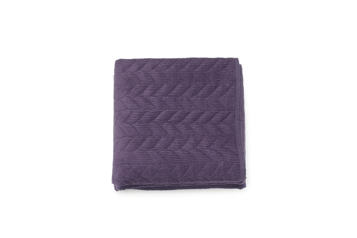 FC Corduroy Bedspread Mulberry Purple