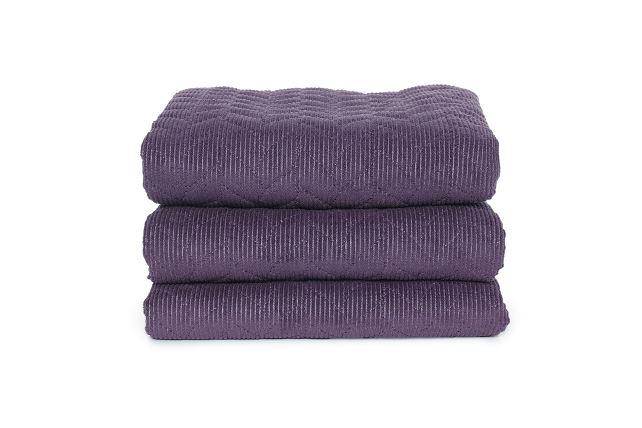 FC Corduroy Bedspread Mulberry Purple