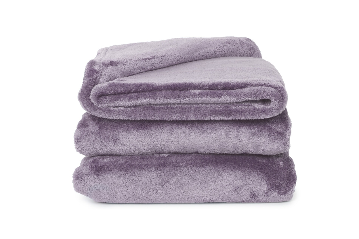 FC Deep Fleece Bedspread Mulberry Purple Lpe Nb