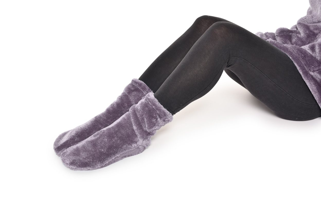 FC Deep Fleece Socks Mulberry Purple