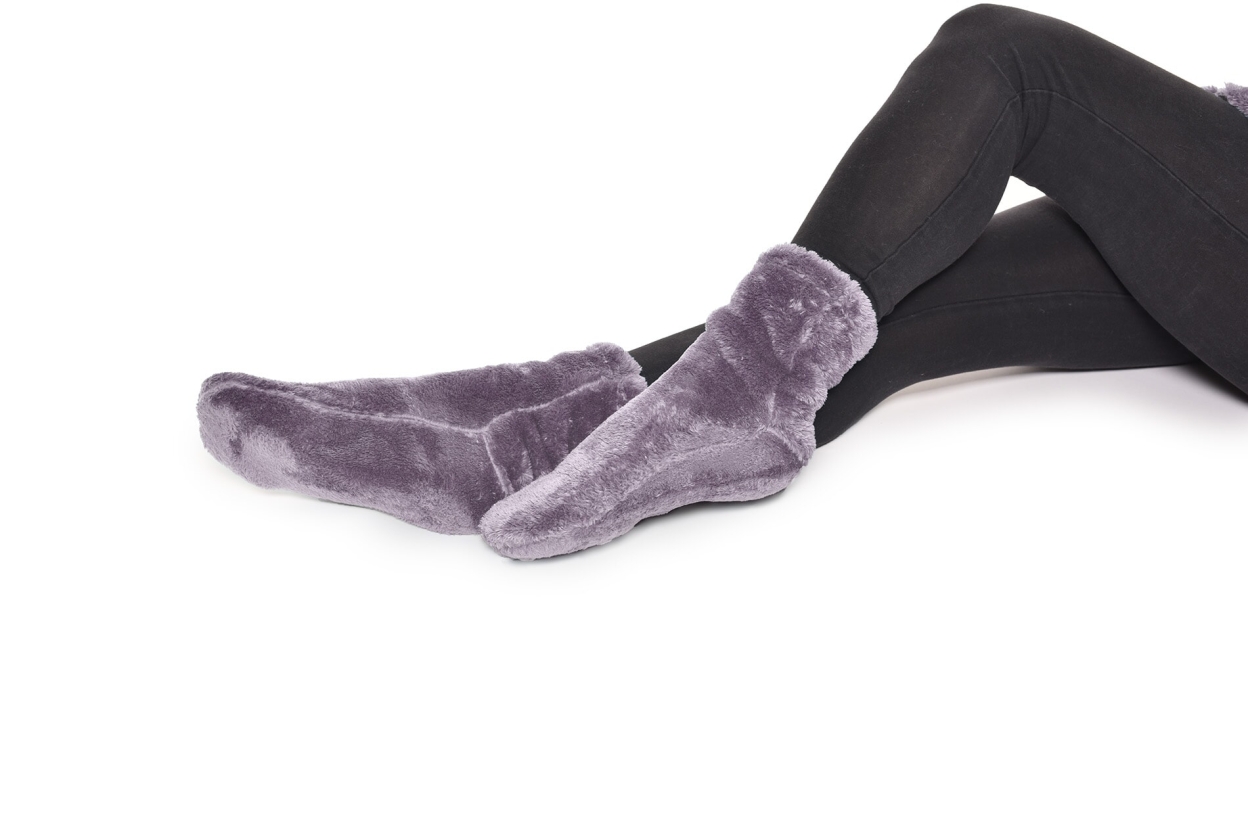 FC Deep Fleece Socks Mulberry Purple