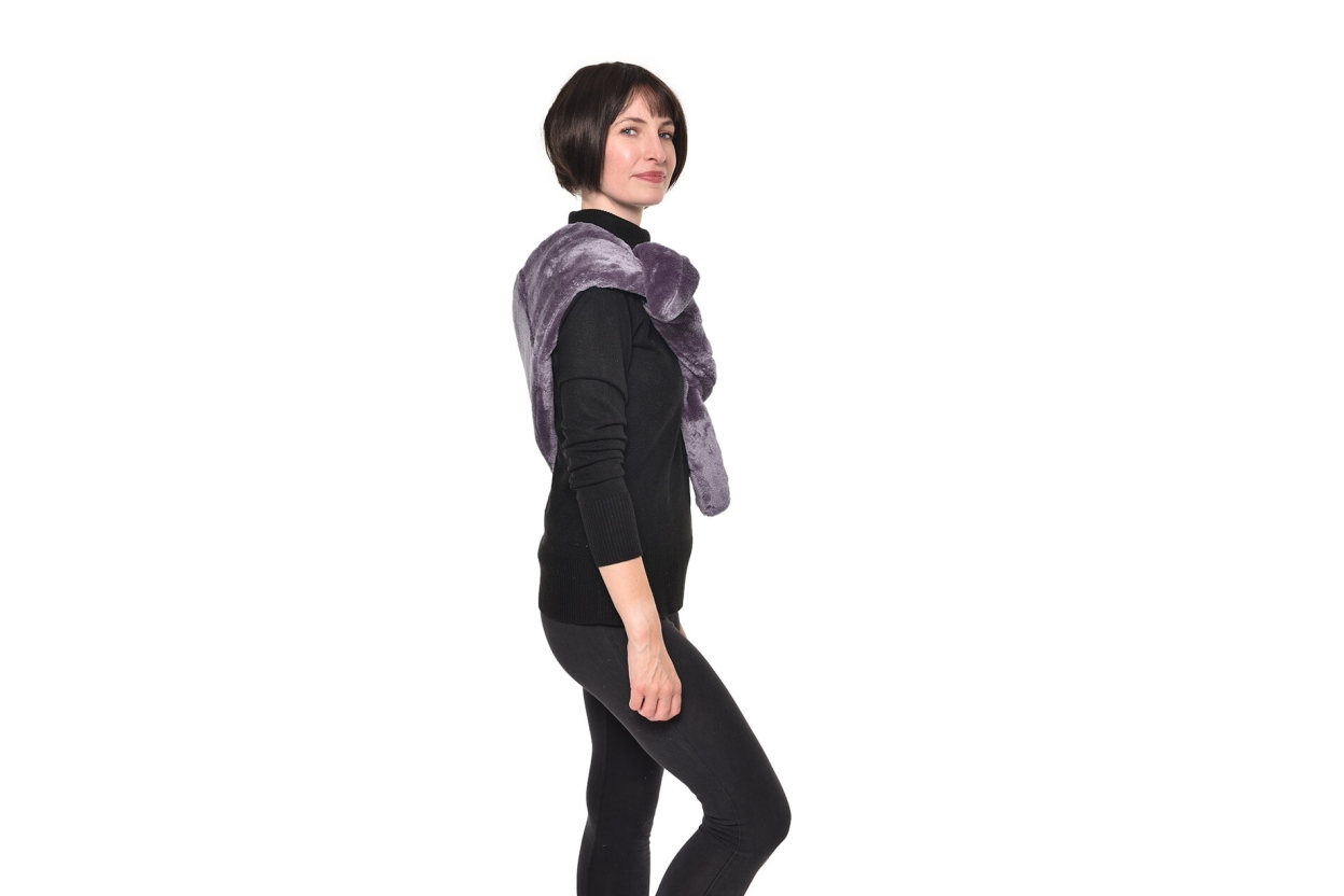 FC Hagu Hot Water Bottle Deep Fleece Mulberry Purple