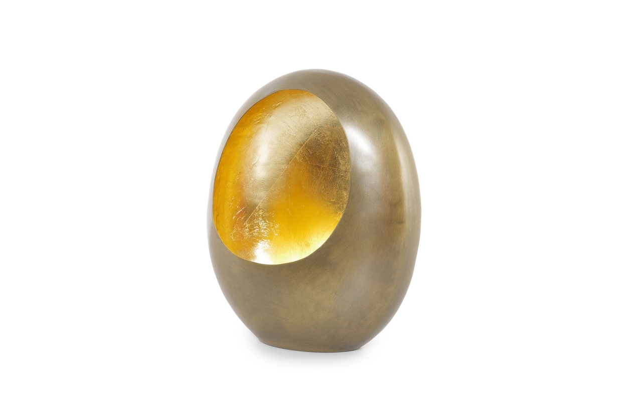 FC Metal Small Baburu Tea Light Holder Antique Brass Vmg Ke