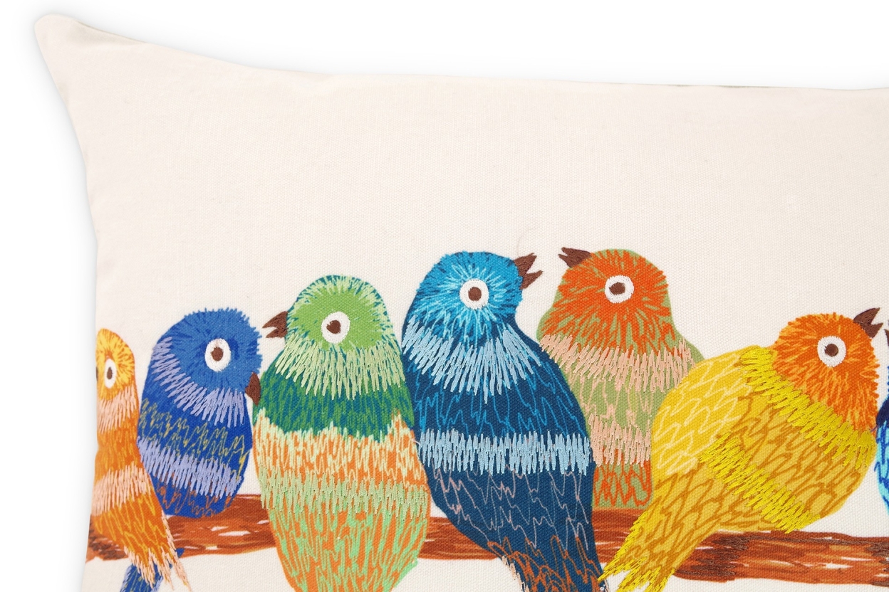 FC Birds On A Bench Cushion Cover Xcm Gie J