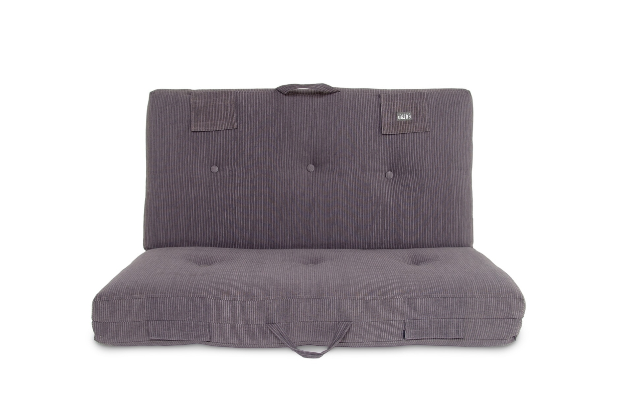 FC Lofa Sofa Half Rib Charcoal