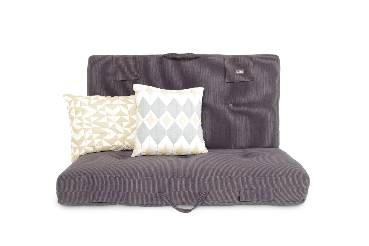 FC Lofa Sofa Half Rib Charcoal