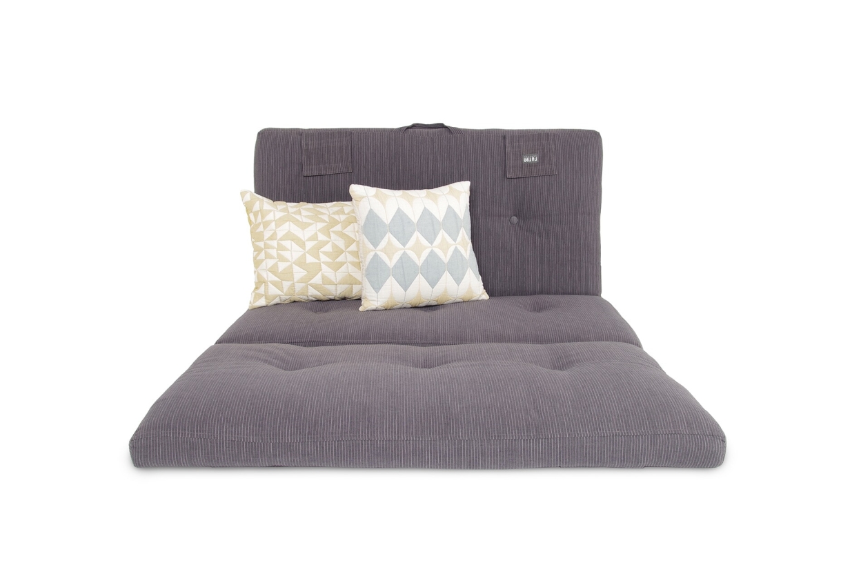 FC Lofa Sofa Half Rib Charcoal