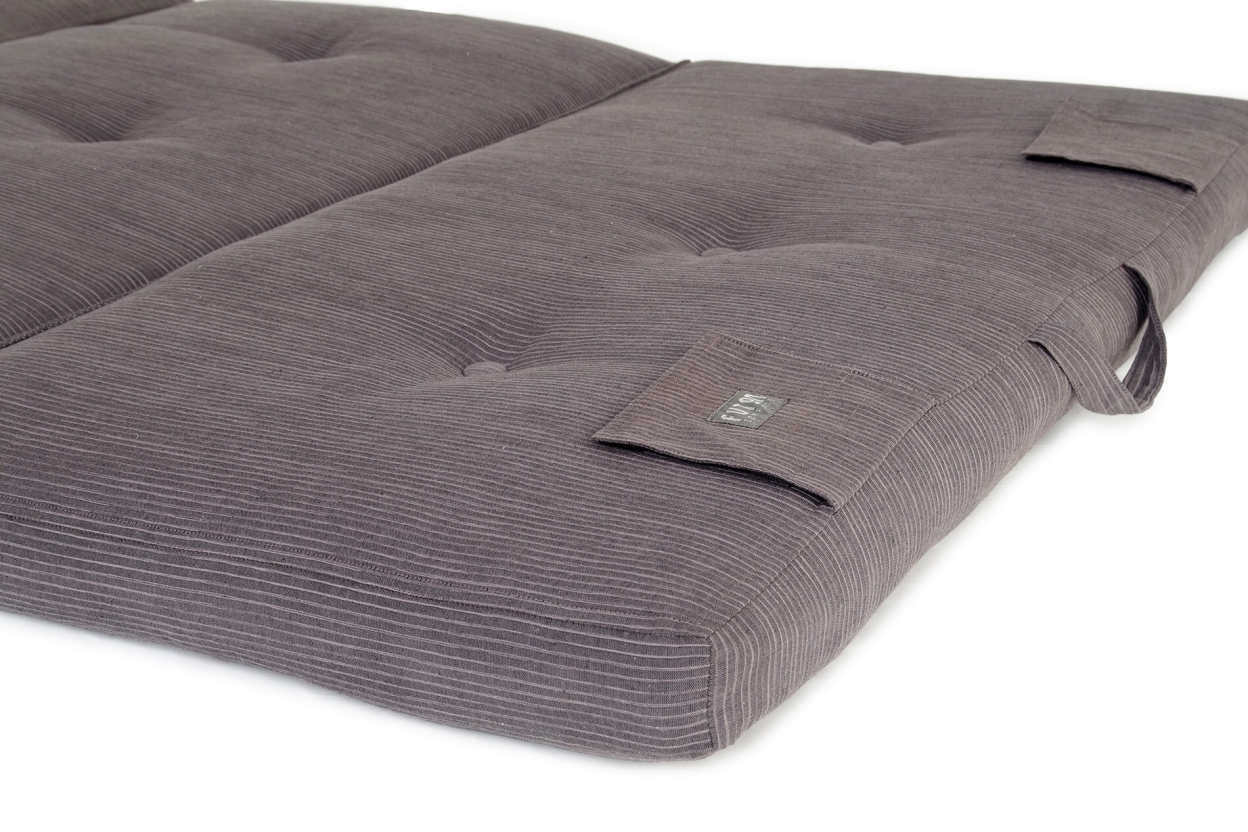 FC Lofa Sofa Half Rib Charcoal