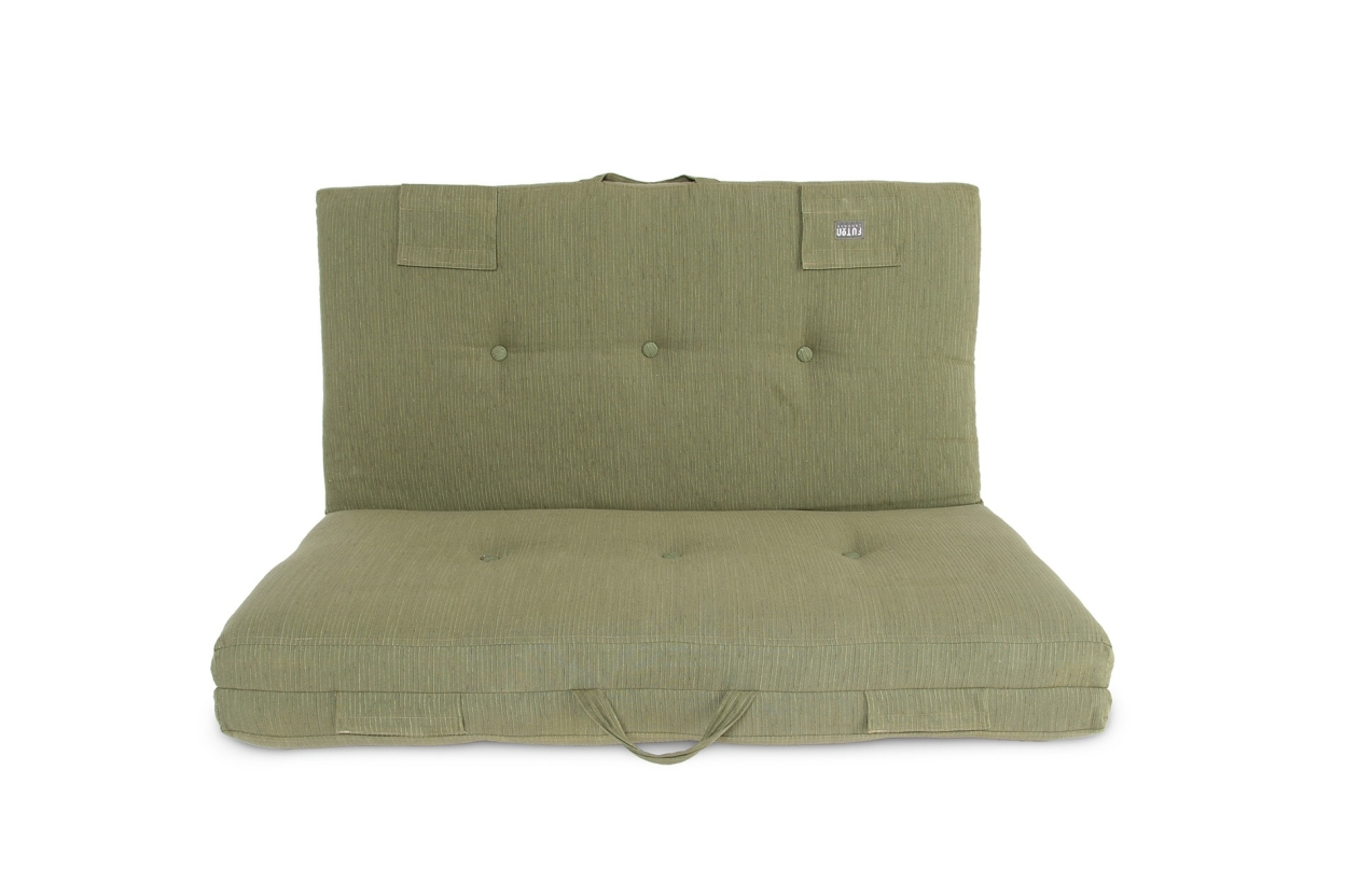 FC Lofa Sofa Half Rib Olive Green